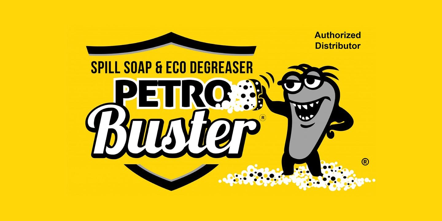 Petro buster logo Fleet Core is an authorized distributor for Petro Buster - Spill Soap & Eco Degreaser