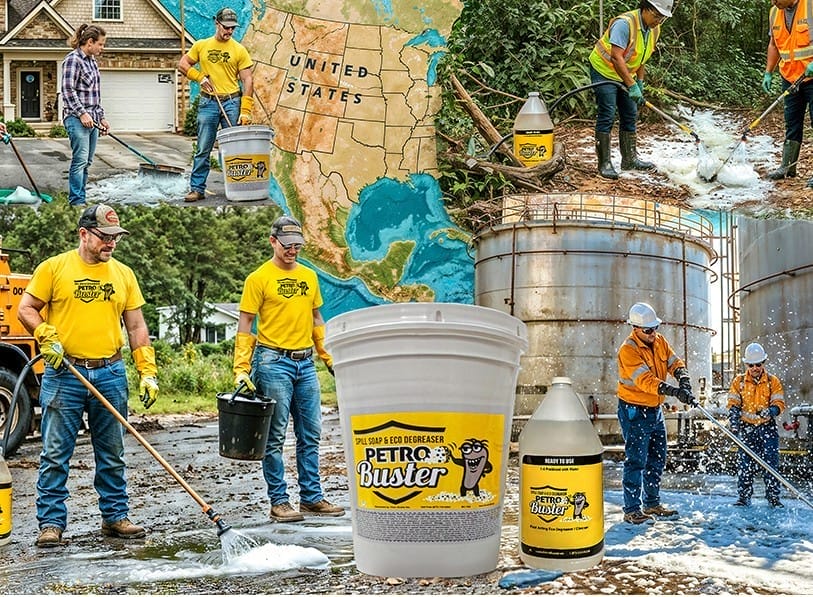 Petro Buster - Eco Friendly Fuel Spill Cleaner and Degreaser