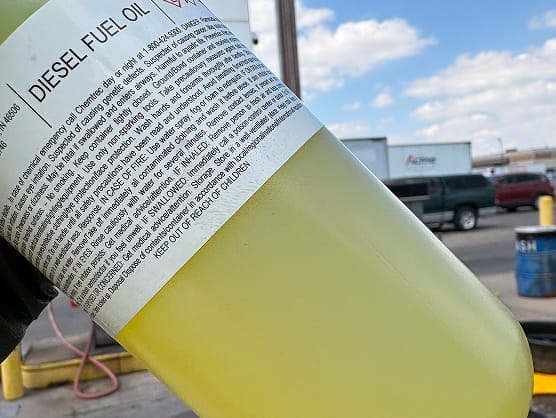 Diesel fuel testing and filtration